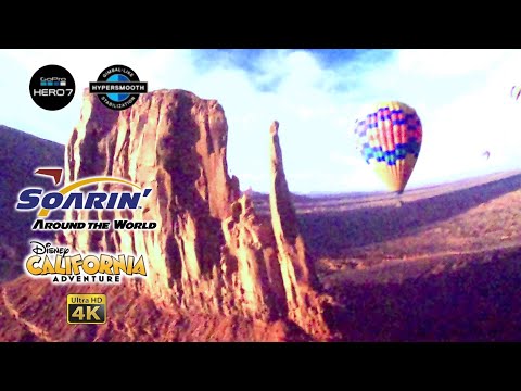 2023-02-26 Soarin' Around the World On Ride Ultra HD 4K POV with Queue Disney California Adventure