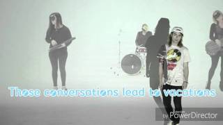 The Ready Set -Concrete Lyrics video