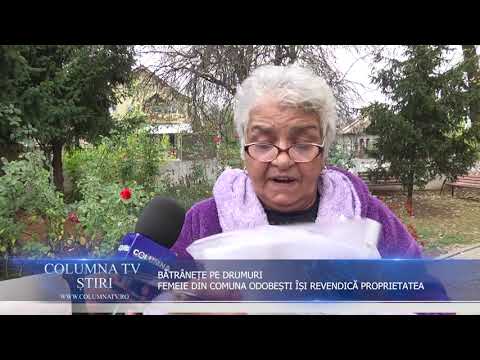 BĂTRÂNEȚE PE DRUMURI PENTRU O FEMEIE DIN COMUNA ODOBEȘTI