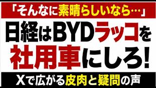 日経、BYDラッコ1000km試乗実験「カタログ以上」と絶賛→読者の意外な反応「そんなに素晴らしいなら社用車にすれば？」