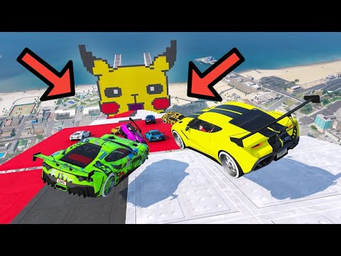 Mega Rampa Pikachu 🤔 "Imposible" 🤔  - GTA 5 ONLINE