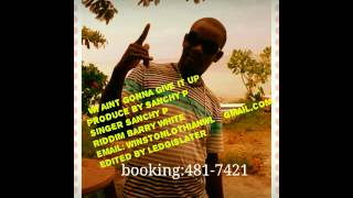 We ain't gonna give it up