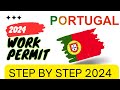 How to Apply For Portugal Work Permit Visa | Portugal Work Permit 2024