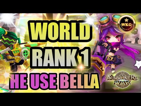 HE USE BELLA PLAYER NUMBER 1 RTA - SUMMONERS WAR