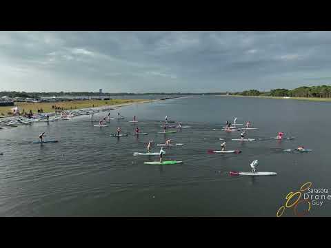 YouTube Short - Stand-up Paddleboard(SUP) Race from Drone