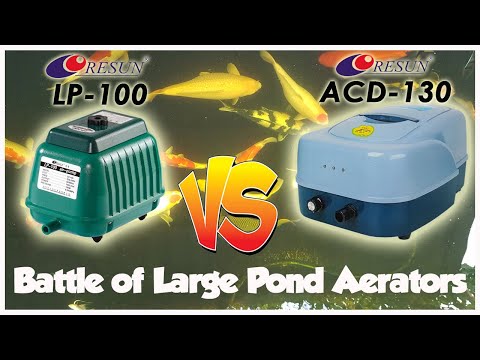 Air Pump Resun LP100 vs ACD130 AC/DC Aerator