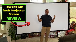 Towond 120 inch Projector Screen Review