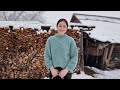 LIFE In The Mountains Of Ukraine Cooking Traditional Borscht