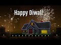 Happy Diwali Wishes With Fireworks Animated Video Greetings
