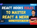 3 React Hooks Rules You Must Follow To Master React MERN In 2021