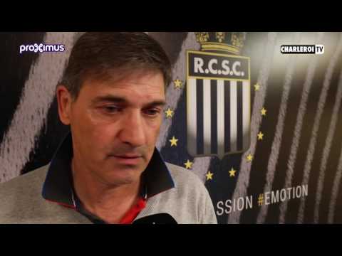 Felice Mazzu avant R.Charleroi.S.C - STVV