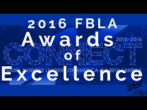 2016 FBLA NLC - Awards of Excellence Ceremony