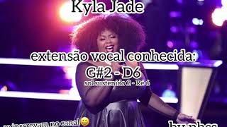 Kyla Jade hitting high notes in Mixed Voice