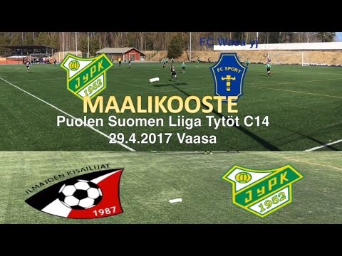 Maalikimaraa JyPK03U - FC Wasa yj ja JyPK03U - IK, Puolen Suomen Liiga TC 14 Vaasa 29.4. 2017
