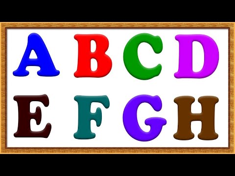 Learn abc for preschool - learn alphabets for kids - kids learning alphabets