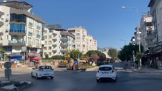 Şehirde dolaşın. Antalya Hurma, Zümrüt, Karatepe, Kır Mh otobüs pencer