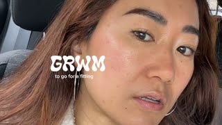 GRWM to go for a fitting / quick minium makeup with glowy skin