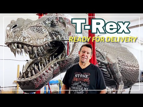 T-Rex Sculpture "Alice"- Ready For Delivery and Installation