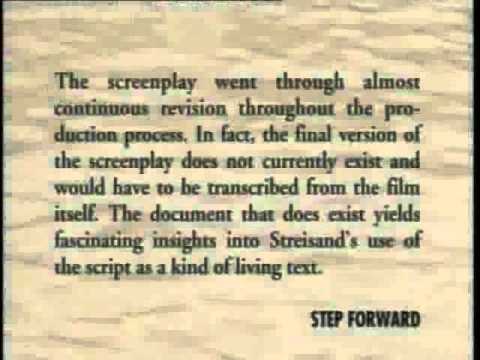 Thumbnail of the video: "The Prince of Tides" - EXTRA - Novel Adaptation, Barbra learns the Shag (!) and Screenplay Pages