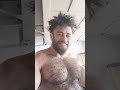 Trojanmachine69 Training Lats traps in my man cave Home gym!