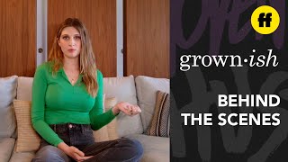 grown-ish: Behind The Scenes | Emily Arlook Defends Nomi | Freeform video