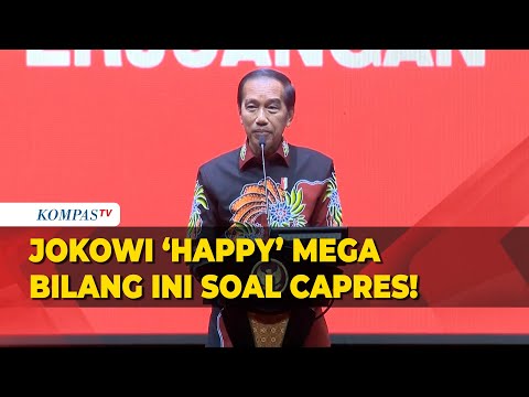 Jokowi Happy Megawati Bilang Begini Soal Capres 2024 dari PDIP