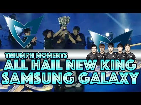 Winning Moments SSG Samsung Galaxy Defeat King SKT T1 - Final LoL Worlds 2017