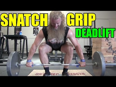 Snatch Grip Deadlift
