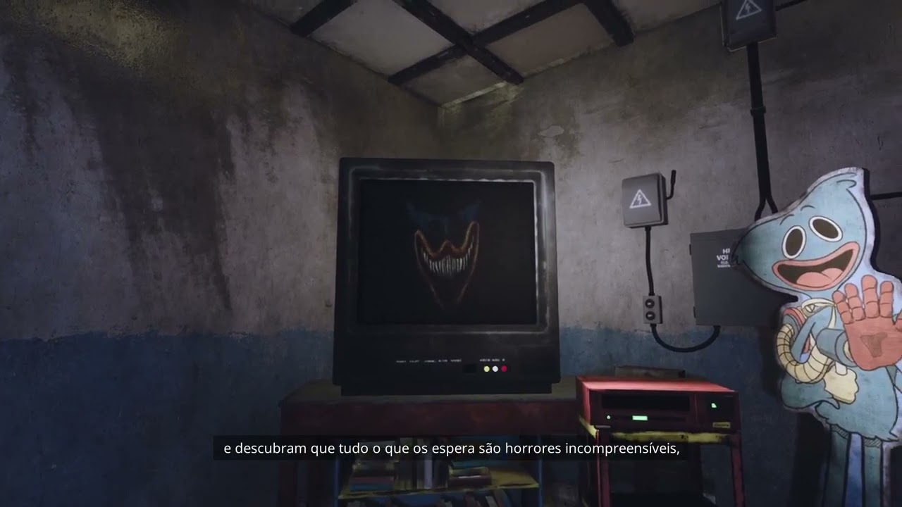 POPPY PLAYTIME 3 Fita VHS 4 Dublada - nightmare Huggy wuggy