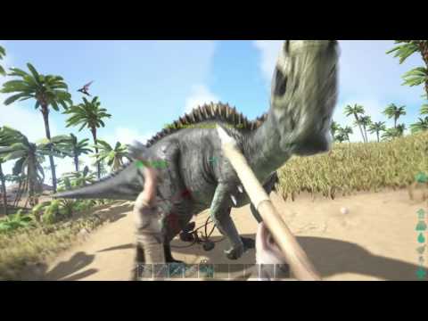 Ark Survival Evolved Let's play! Ep2 - I HATE TROODONS!!!