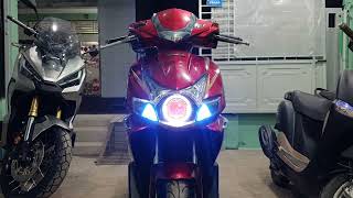 Airblade 2010 độ bi cầu 70w sáng cực khủng, bình zin sạc zin vẫn ngon lành tại T23Shop.com Cần Thơ