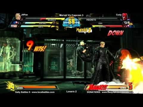 Salty Battles II - MvC3 L2 - JHPan VS Cody
