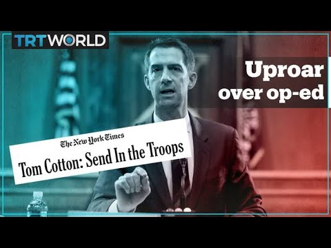 Anger over New York Times ‘Send in the Troops’ op-ed