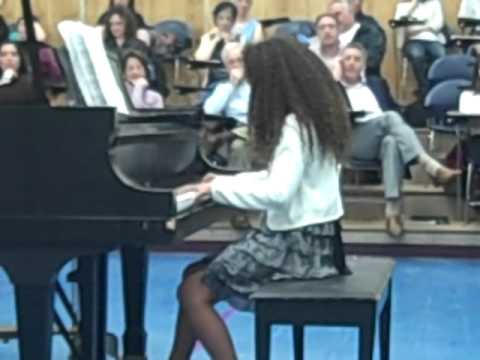 Gabrielle-Marie K, performing 