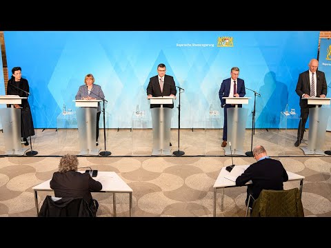 Pressekonferenz zur Kabinettssitzung (20.10.2020) - Bayern