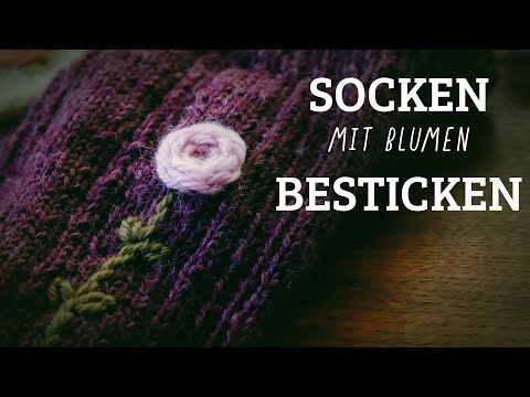 Wie du gestrickte Socken mit einfachen Sticktechniken verschönerst