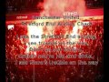 Manchester United Stretford End Arising chant lyrics