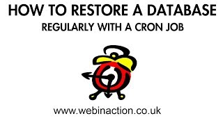 How to restore a MySQL database at scheduled times with a cron job