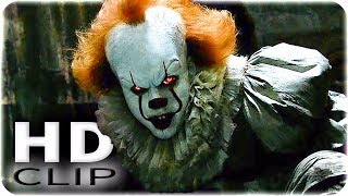 IT 2017 The Kids Of   IT   React To Bill Skarsgård as Pennywise   IT Making Of Movie Clip HD   Yo