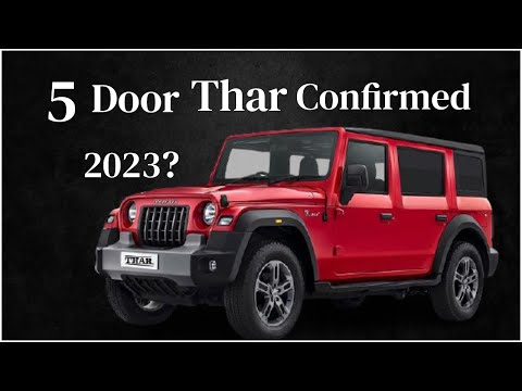 Mahindra Officially Confirms New 5 Door Thar! #shorts #thar #mahindra #5door thar #thar 2023