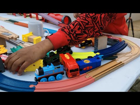 Thomas & Friends Train Wooden, Bridge Toy Vehicles,Trucks Building Block , Toys & Song For Kids Video
