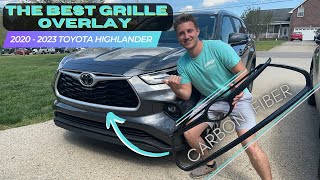 The Best Grille for a 2020-2023 Toyota Highlander (Carbon Fiber)