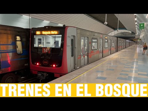 Metro De Santiago | Trenes en El Bosque