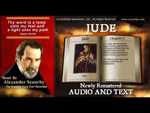 65 | Book of Jude | Read by  Alexander Scourby | AUDIO and TEXT | FREE on YouTube | GOD IS LOVE!