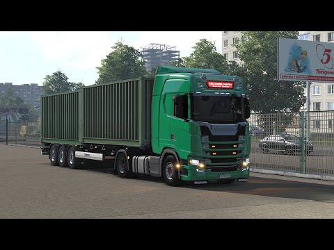 ETS2 1.37 -  Euro Truck Simulator 2 - Scania S V8 Next Generation  - Promods 2.46 - Rus Map