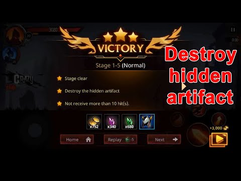 How to destroy the hidden artifact - Shadow Knight Deathly Adventure