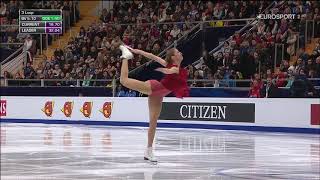 2018 Euros   Ladies SP   Carolina Kostner   Ne me quitte pas by Celine Dion