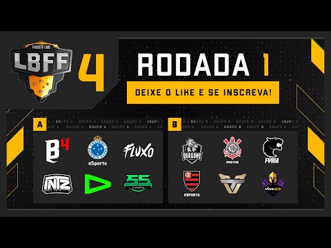 LBFF 4 - Rodada 1 - Grupos A e B | Free Fire