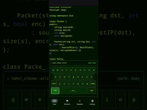 Hacker Code Typer