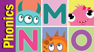 M N O Phonics Alphabet Chant for Children | English Pronunciation for Children | Fun Kids English